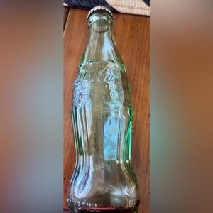 1923 Antique Coca Cola Green Glass Bottle